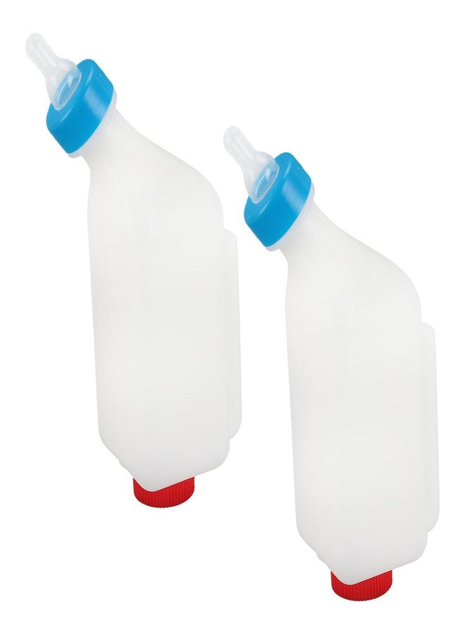Semme Calves Nurser Bottles Hanging Cow Lamb Milk Feeding Bottle with Caps Snap On Handles - Image 3