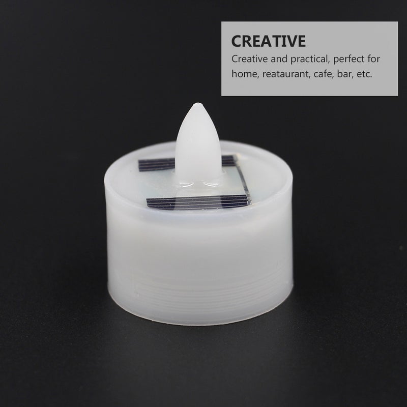 6pcs Solar Candle Lamp Electric Candle Lamp Candle Light Decorative Lamp - Image 4