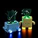 BrickBling إضاءة BrickBling متوافقة مع Lego Happy Plants 10349 أضئ مجموعة النباتات الخاصة بك النسخة المحدثة استبعاد نموذج النباتات - Image 2