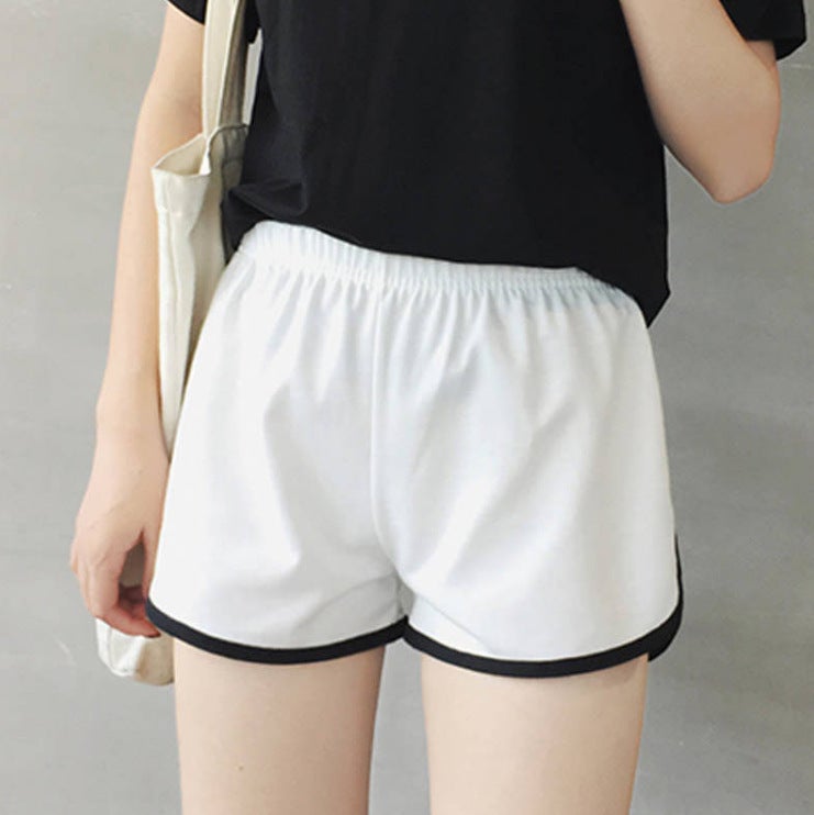 Casual High-Waist Shorts Women Summer Black  - Image 5
