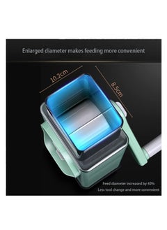 ELTRAZONE vegetable-cutter1x20 Multifunctional Vegetable Grater Fruit Vegetable Slicer Easy Clean 4 in 1 Adjustable Handheld Vegetable Slicer Spiral Drum Slicer Assorted, 1x20  - Image 3