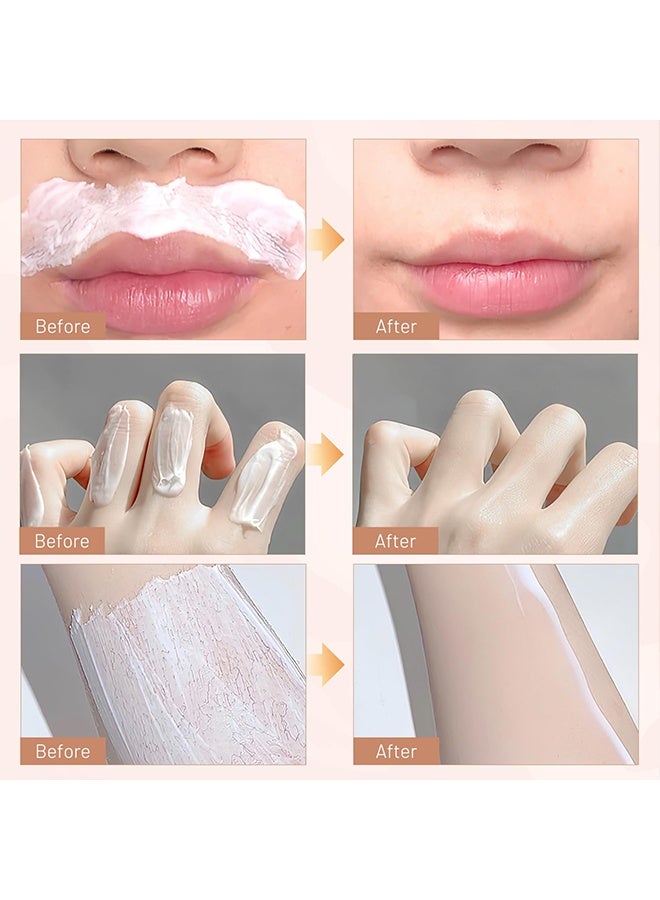 OUKEYA Hair Removal Cream,Hair Removal Cream for Women & Men Sensitive Skin,Natural Extracts, Depilatory Cream for  Line Legs Arms, Dermatologically Tested Painless Hair Remove Gel - Image 5