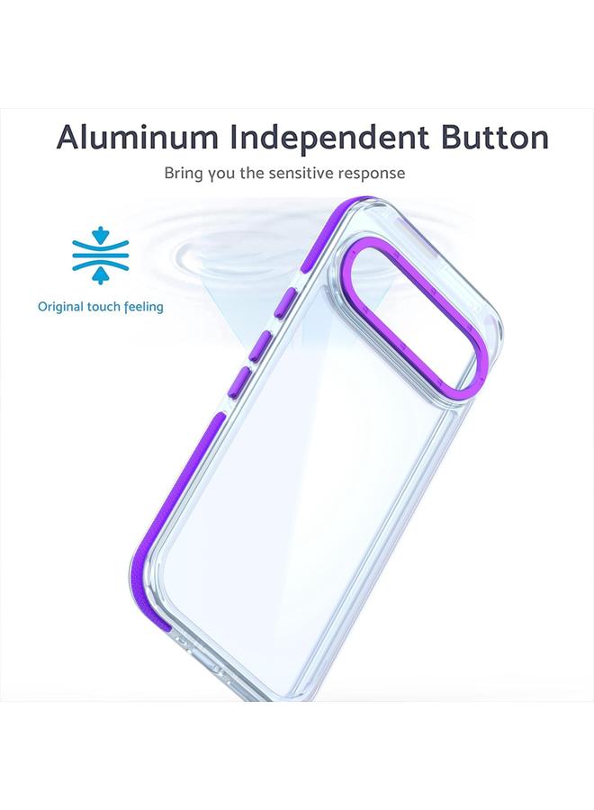 S-TOP Case For Google Pixel 9 / 9 Pro Dual-Color Clear Acrylic Hybrid TPU MagSafe Phone Case - Image 4