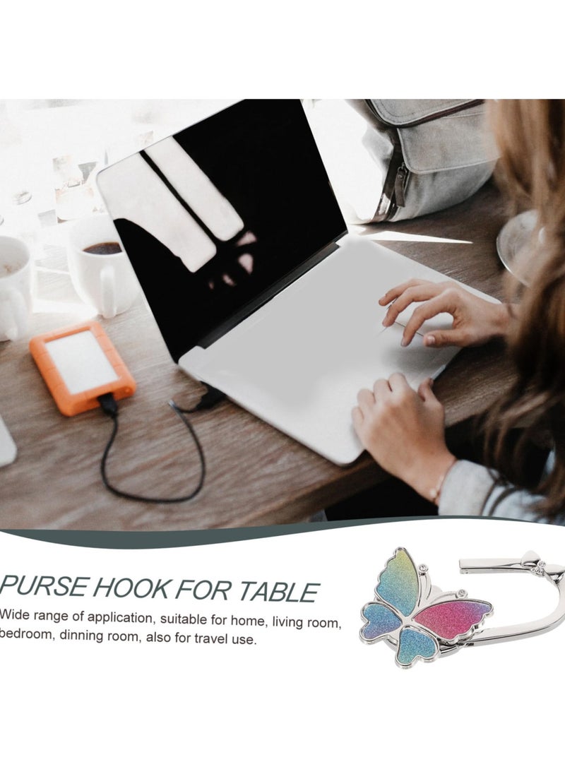 Generic - Foldable Handbag Purse Hooks - Durable Alloy Table Hanger for Office & Home Use, Perfect Backpack Holder - Image 1