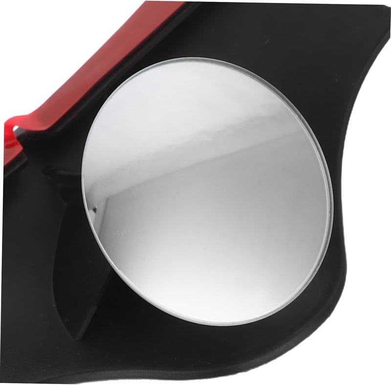 Durability enhanced Car Mirror Rain Visor with Blind Spot round Rearview Mirror 2pcs Carbon Fiber Protection Shield for Cars Suvs Trucks Odor free color - Image 2