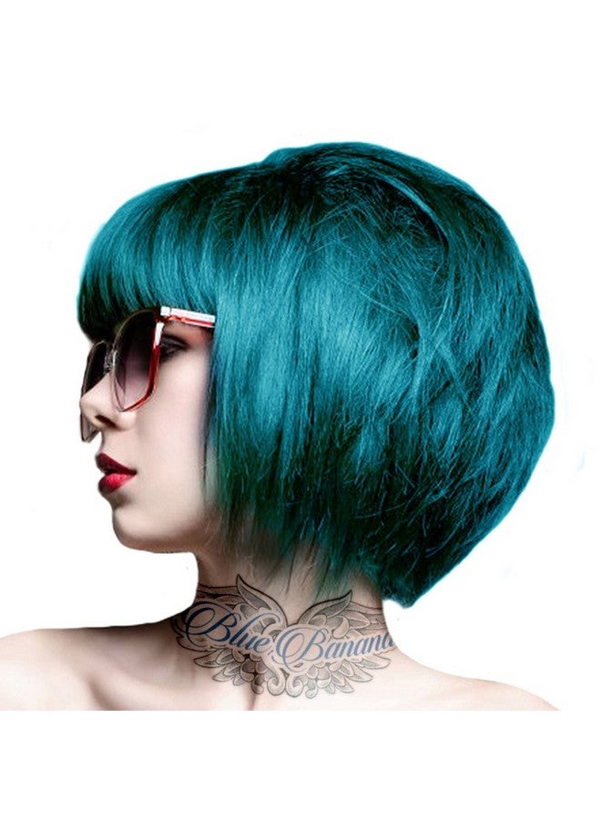 Crazy Color Semi Permanent Hair Colour, Peacock Blue 45, 100 ml - Image 3
