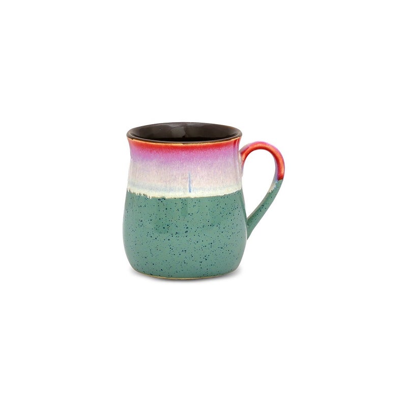 Caffeine Ceramic Handmade Multicolor Studio Tea Cups Set of 6 - Image 4