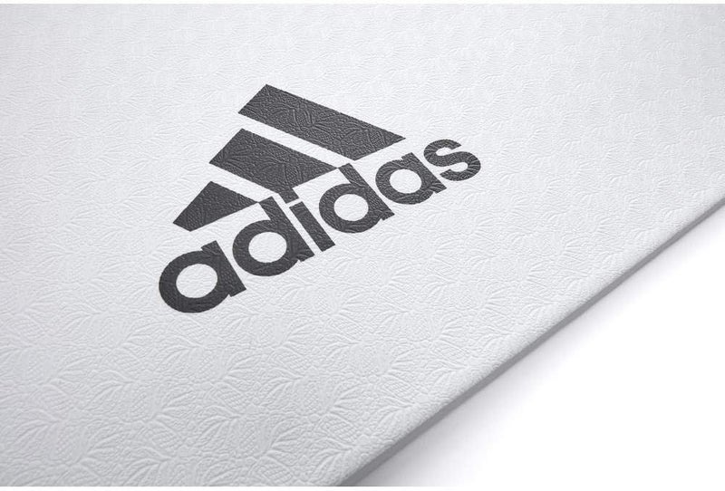 Adidas 8mm Non-Slip Yoga Mat White Extra Cushion Mat for Yoga, Pilates & Home Exercise - Image 4