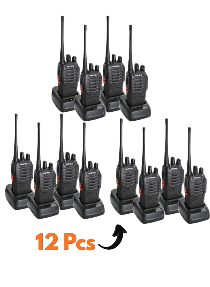 Baofeng 12 Pcs Baofeng Bf-888s Outdoor Indoor Pmr446Mhz European Frequency Intercom Wireless Handheld Manufacturer Spot - Image 1