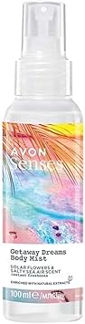 Avon Senses Body Mist 100ml Getaway Dreams Solar Flowers Salty Sea Air 100 ml Pack of 1 Pack of 1