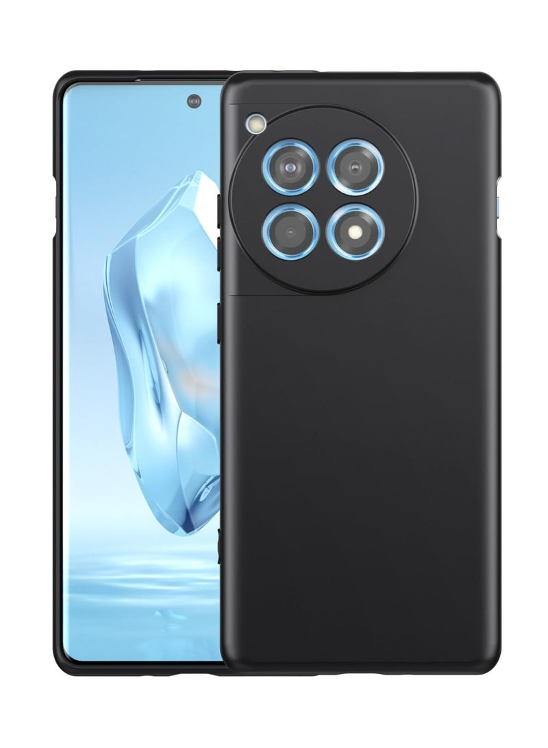 OnePlus 12R 5G Case Cover, Frosted Design + Raised Full Camera Protection + Slim Thin Soft Mobile Phone Case  - Image 1
