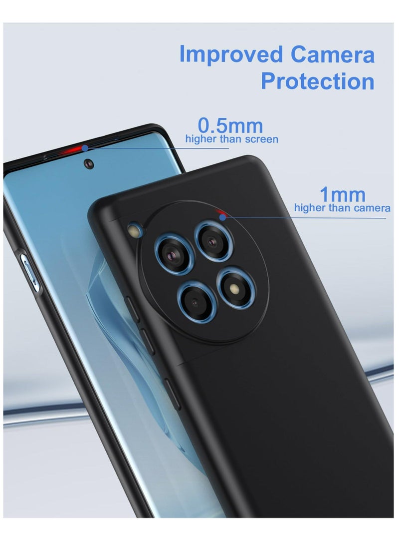 OnePlus 12R 5G Case Cover, Frosted Design + Raised Full Camera Protection + Slim Thin Soft Mobile Phone Case  - Image 2