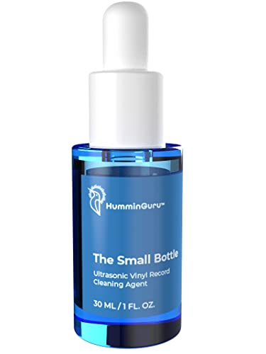 HumminGuru The Small Bottle Ultrasonic Vinyl Record Cleaning Agent Highly Improves Ultrasonic Record Cleaning Machine Effectiveness and Drying Time AntiStatic LP Cleaning Solution Without Alcohol - Image 1