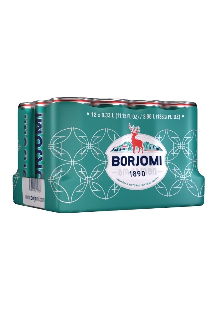 Natural Mineral Water, Sparkling - 12x330ml, Georgia