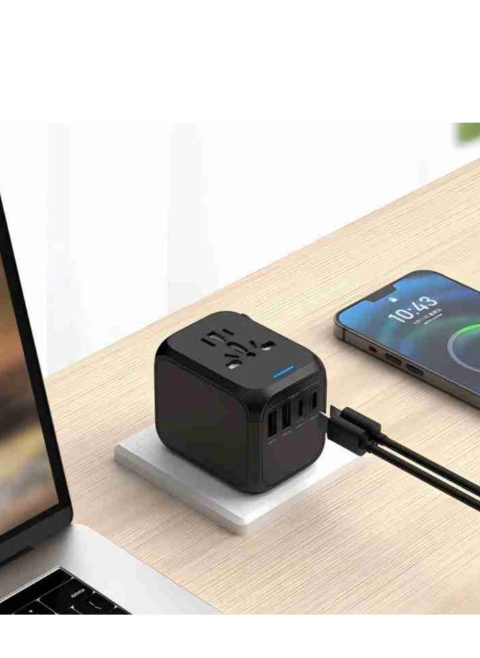 Generic - Gresion Transformer Overseas Travel Multi Conversion Plug Travel Convenient Goods Travel Outlet Business Trip Travel Charger Korea Taiwan USA Singapore Australia United Kingdom - Image 1