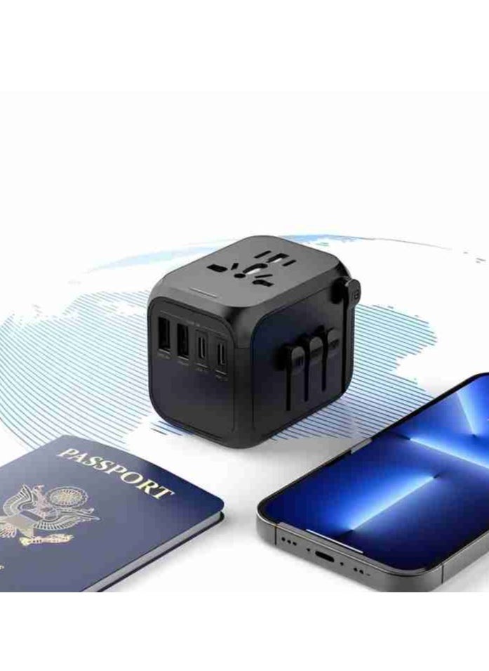 Generic - Gresion Transformer Overseas Travel Multi Conversion Plug Travel Convenient Goods Travel Outlet Business Trip Travel Charger Korea Taiwan USA Singapore Australia United Kingdom - Image 1