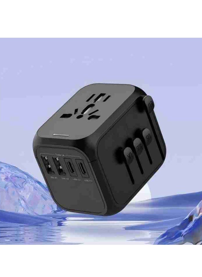 Generic - Gresion Transformer Overseas Travel Multi Conversion Plug Travel Convenient Goods Travel Outlet Business Trip Travel Charger Korea Taiwan USA Singapore Australia United Kingdom - Image 1
