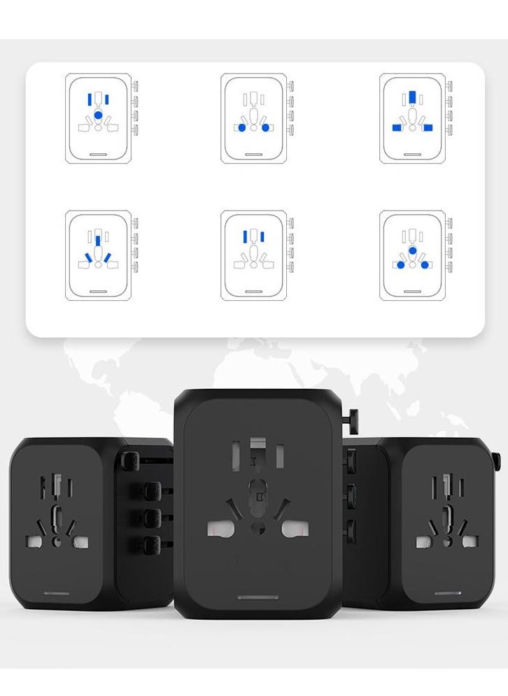 Generic - Gresion Transformer Overseas Travel Multi Conversion Plug Travel Convenient Goods Travel Outlet Business Trip Travel Charger Korea Taiwan USA Singapore Australia United Kingdom - Image 1