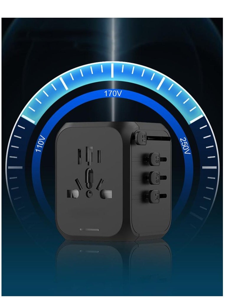 Generic - Gresion Transformer Overseas Travel Multi Conversion Plug Travel Convenient Goods Travel Outlet Business Trip Travel Charger Korea Taiwan USA Singapore Australia United Kingdom - Image 1