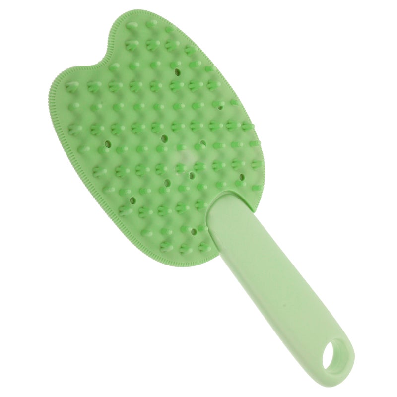 Washable Cat Bath Brush Multi-Function Pet Grooming Tool Portable Deshedding Dematting Comb Washable Cat Hair Brush Cat Brush For Grooming - Image 5