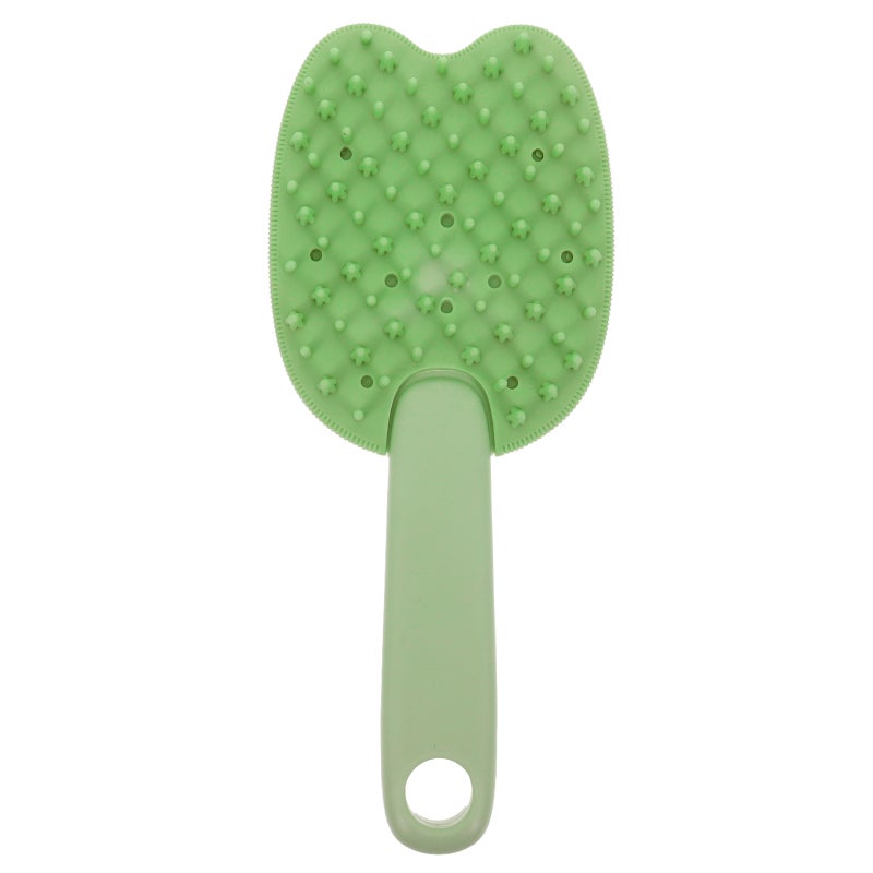 Washable Cat Bath Brush Multi-Function Pet Grooming Tool Portable Deshedding Dematting Comb Washable Cat Hair Brush Cat Brush For Grooming - Image 1