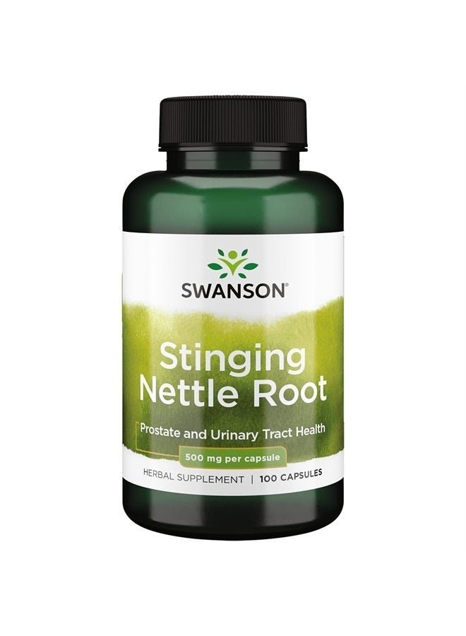 SWANSON Stinging Nettle Root 500 mg 100 Caps - Image 1