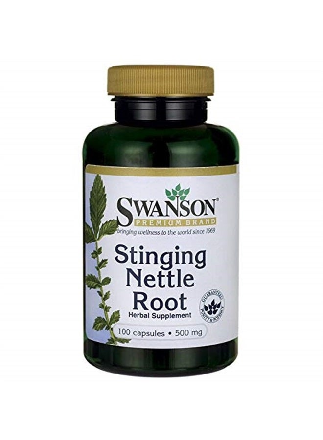 SWANSON Stinging Nettle Root 500 mg 100 Caps - Image 2