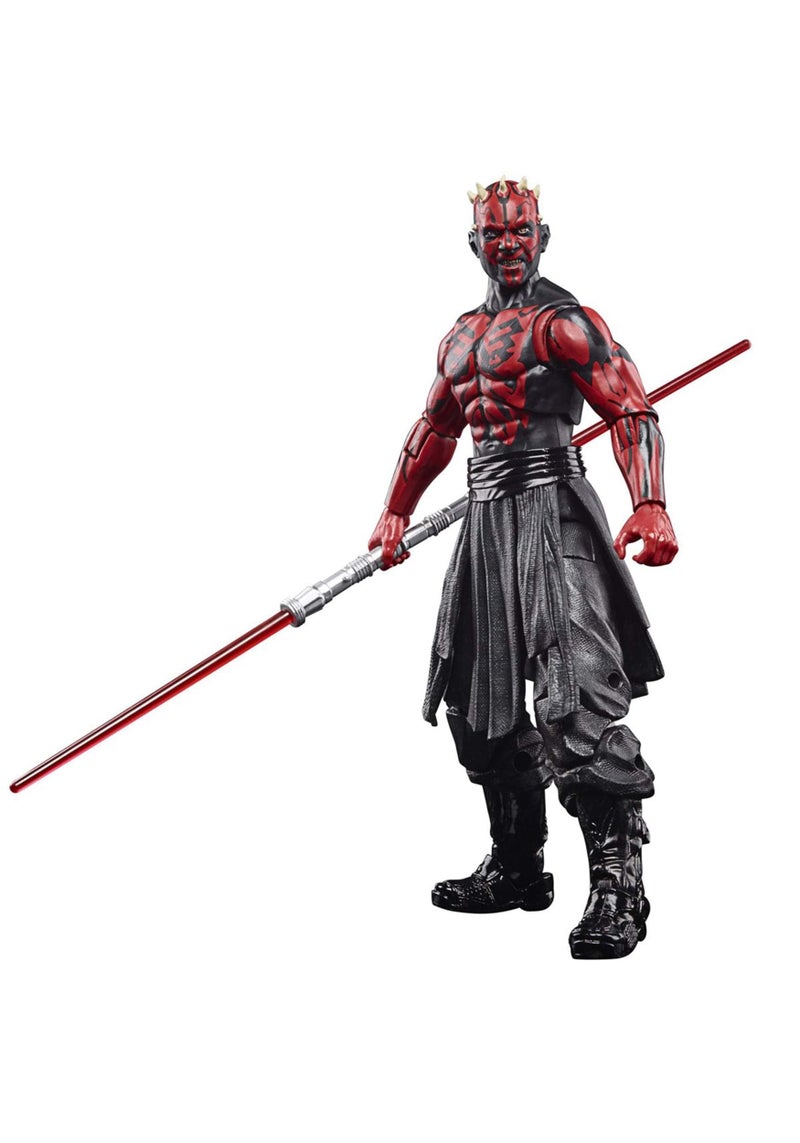 STAR WARS Hasbro Star Wars Black SER 50TH ANN 6IN Darth Maul Action Figure,4 to 99 years - Image 4