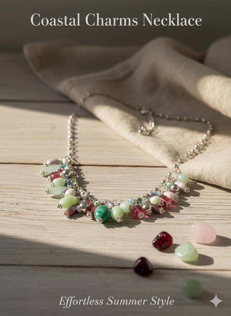 DCA Western Latest Trendy Boho Charms Fashion Jewellery Necklace for Women and Girls - Image 3