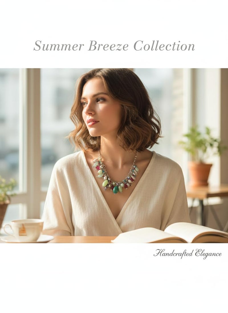 DCA Western Latest Trendy Boho Charms Fashion Jewellery Necklace for Women and Girls - Image 4