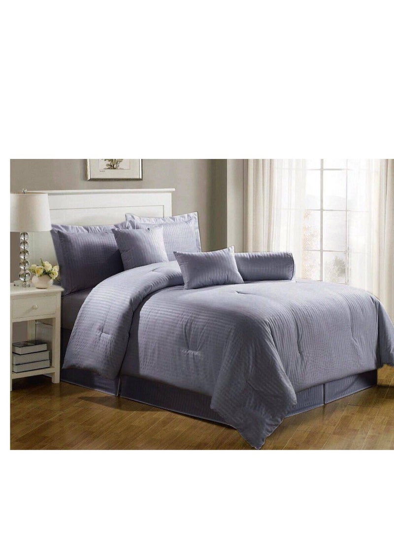 Embrace King Comforter Comforter set 6pcs set glazed cotton King size 1-PC fitted bedsheet 200 * 200cm,1-PCS Comforter 220 * 240 fixed, 4PCS Super Soft Pillowcases