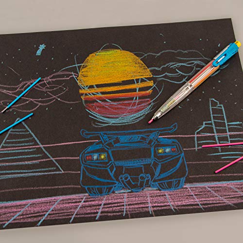 Pentel Arts 8 Colour Pencil Lead Refill, Yellow, 24 Pieces of Lead (CH2-G) - Image 4