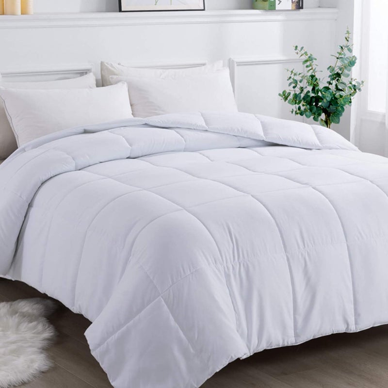 TIQH Conscious Series DownAlternative Quilted Reversible Comforter for All Weather Double Bed - Image 2