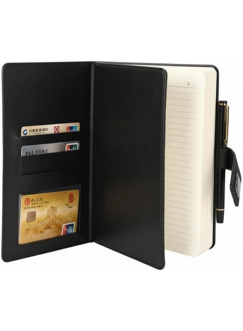 دفتر ملاحظات او كشكول تخطيط منظم بأوراق مسطرة مقاس. (A5 ) 120ورقة - 15 × 21 سم مع  قلم معدني شيك - Image 4