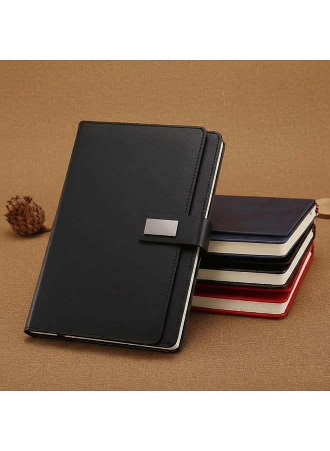 دفتر ملاحظات او كشكول تخطيط منظم بأوراق مسطرة مقاس. (A5 ) 120ورقة - 15 × 21 سم مع  قلم معدني شيك - Image 5