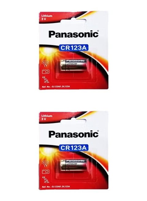 2 Pieces CR123A Lithium Batteries