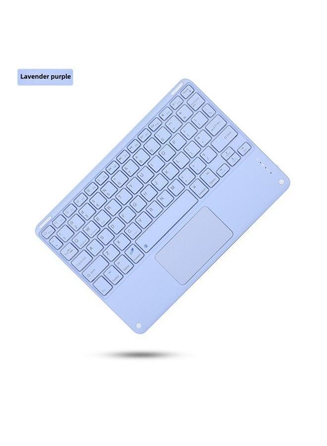 For Huawei Lenovo Tablet PC Bluetooth Keyboard 10 Inch Touch Thai Spanish-Color:Sky Cloud Blue-Product Type:English Version - Image 5
