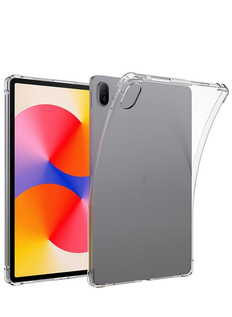 Tablet Case Compatible with Huawei MatePad SE 11 Inch Released 2024 Shockproof Impact Resistant Flexible Cover Anti-Scratch Transparent TPU Protective Shell - Image 1