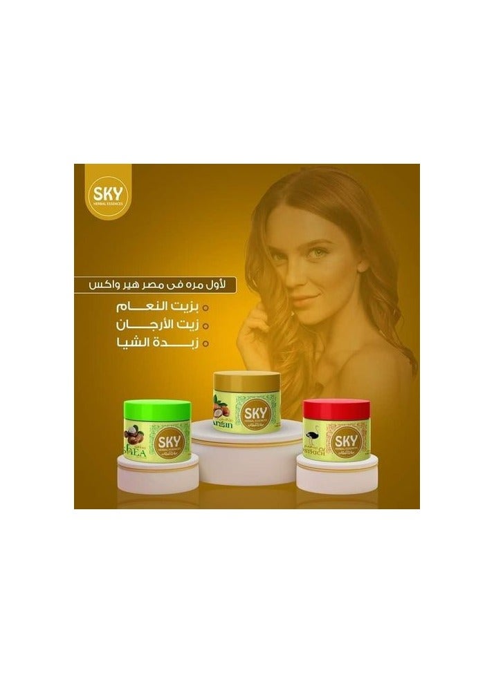 Sky Hair Wax with Shea Butter 140g - Image 3