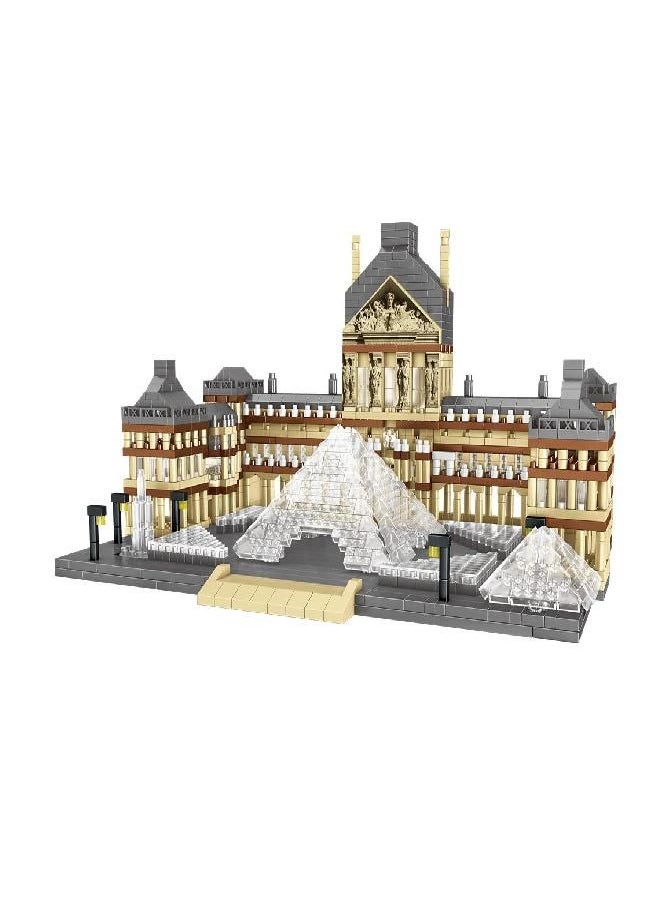 DOVOB dOvOb Architecture Louvre Micro Building Blocks Set（3377PCS） - World Famous Architectural Model Toys Gifts for Kid and Adult  - Image 3
