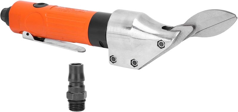 1/4in Air Shears, Pneumatic Metal Cutter with Straight Steel Blade, 22000rpm High Speed Industrial Tool for Cutting Iron and Aluminum Sheets, Durable Steel Construction for Auto Re - Image 1