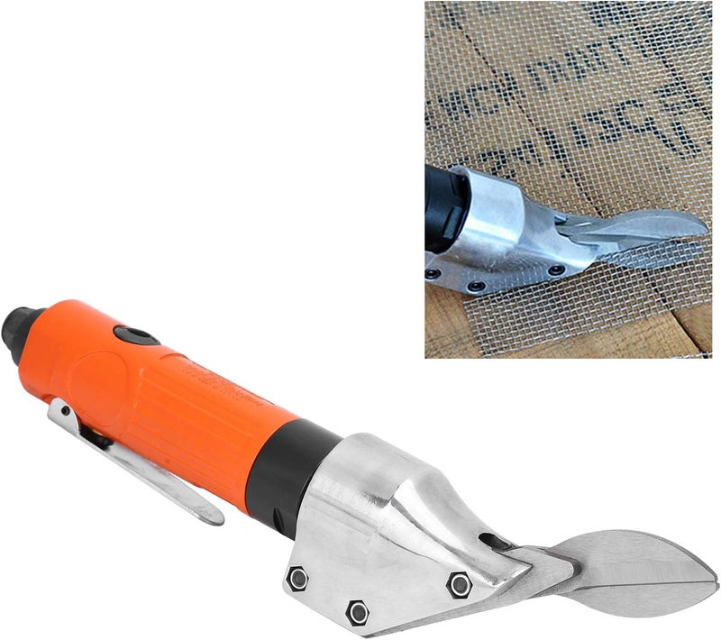 1/4in Air Shears, Pneumatic Metal Cutter with Straight Steel Blade, 22000rpm High Speed Industrial Tool for Cutting Iron and Aluminum Sheets, Durable Steel Construction for Auto Re - Image 4