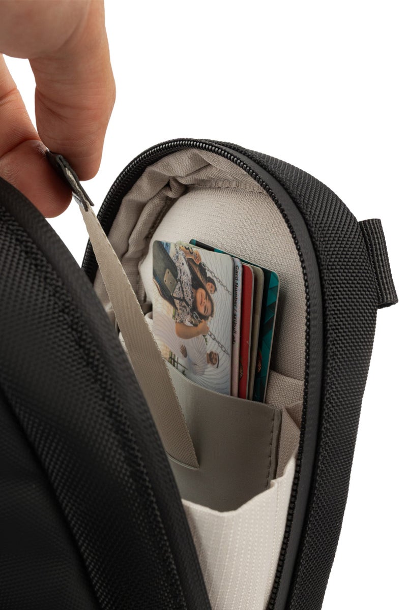 ORYX O-Snap Modern Phone Sling Bag Snap Belt & Dual Wear Design Black - Image 5