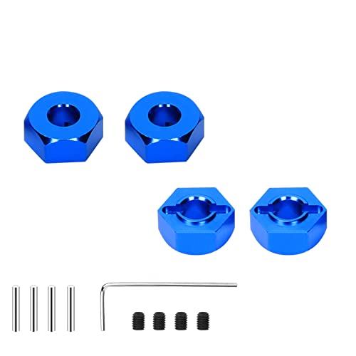 RCAWD 12mm Wheel Hex Hub for Arrma 1/10 Gorgon 4X2 MEGA 550 Upgrades Part Blue - Image 1