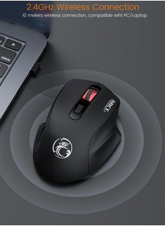 iMice iMice  2.4G SINGLE  MODE RECHARGEABLE SILENT 4-BUTTON WIRELESS GAMING MOUSE TYPE C INTERFACE  - Image 3