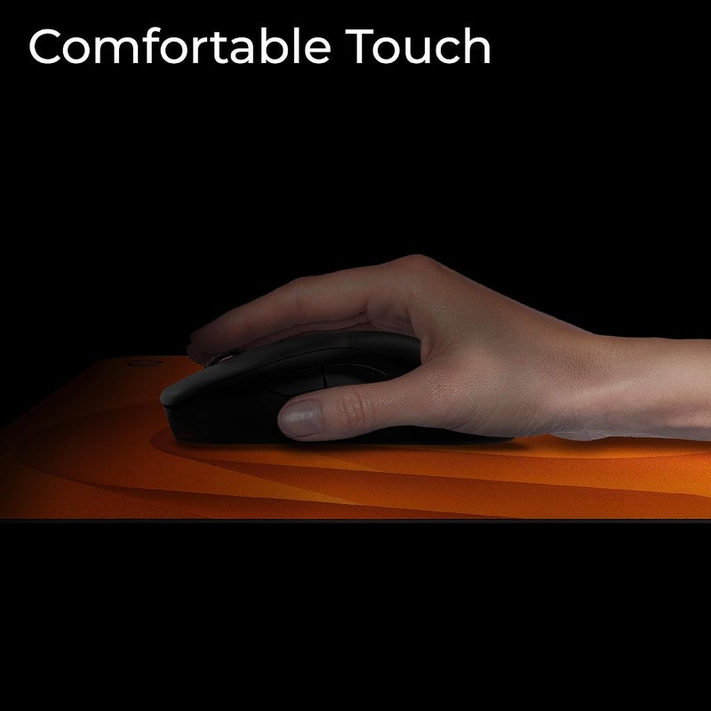 BenQ Zowie G-SR-SE ZC08 Orange Large Esports Gaming Mouse Pad, Humidity Resistance Color Cloth, Smooth Glide Feel with Steady Control, Uniform high-Density Rubber Base with Medium Softness,Anti-Slip Base orange - Image 4