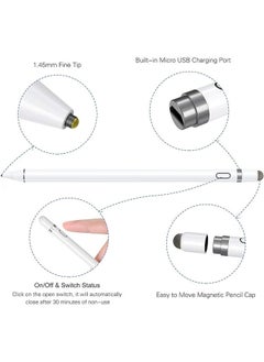 Generic Stylus pen for iPad, iPhone & Android Mobile active pencil compatible (2018-2022) Apple iPad Pro 11/12.9 inches, iPad 10/9/8/7/6th generation, iPad Air 5/4/3 Generation, iPad Mini 6/fifth generation  - Image 2