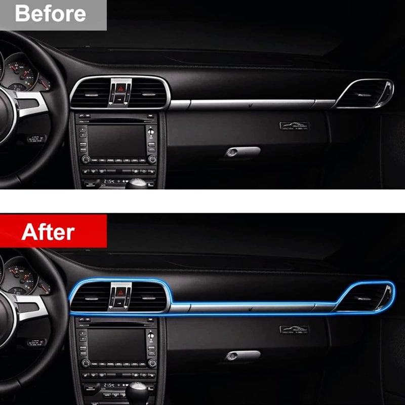 Goodream Interior Car Strip Lights - USB Music Sync Multicolor LED Fiber Optic Ambient Lighting Kit for Cars, Trucks, and SUVs - Image 4
