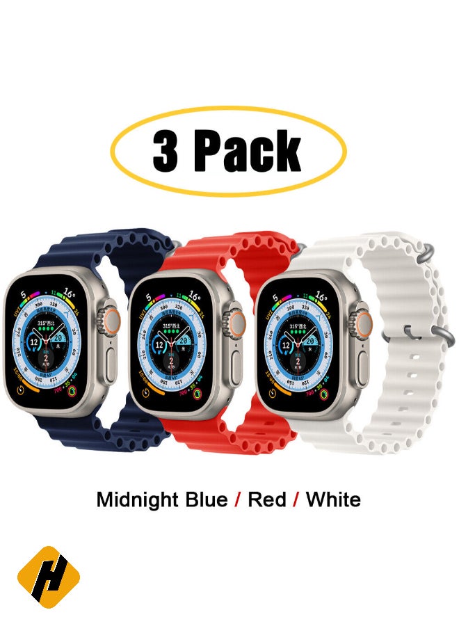 HuHa Apple Watch Band Strap For Apple Watch Ultra 2/Ultra 49mm, Series 10 46mm, 9/8/7 45mm, SE2/SE/6/5/4 44mm, 3/2/1 42mm 