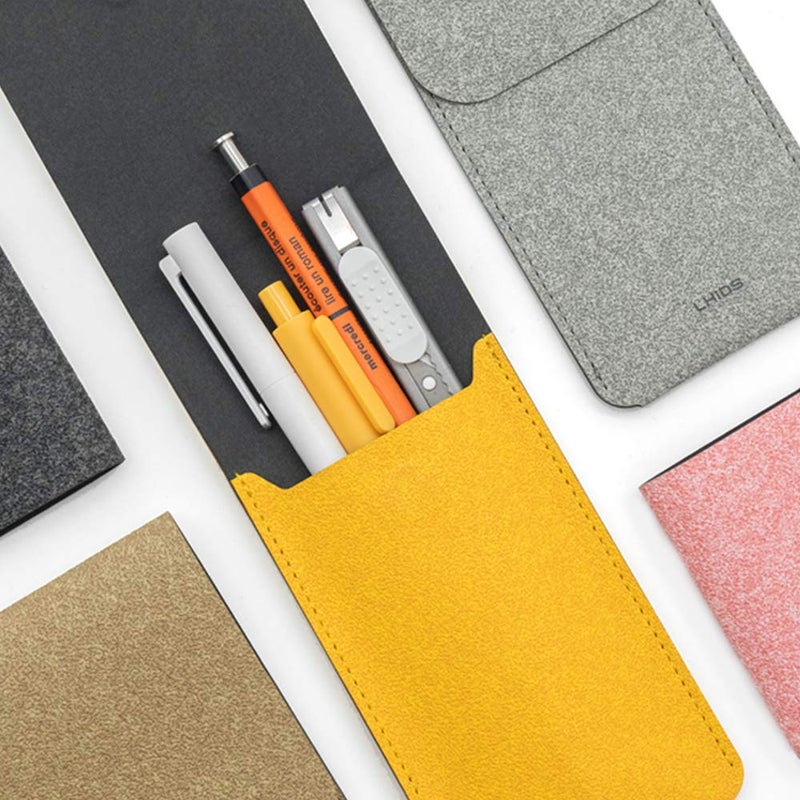 LHiDS Pencil Case, Pencil Pouch Pen Bag, Multipurpose Travel Bags for Office, Bag Pouch Holder Box Organizer, Black - Image 2